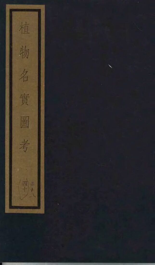 植物名实图考  41 封面
