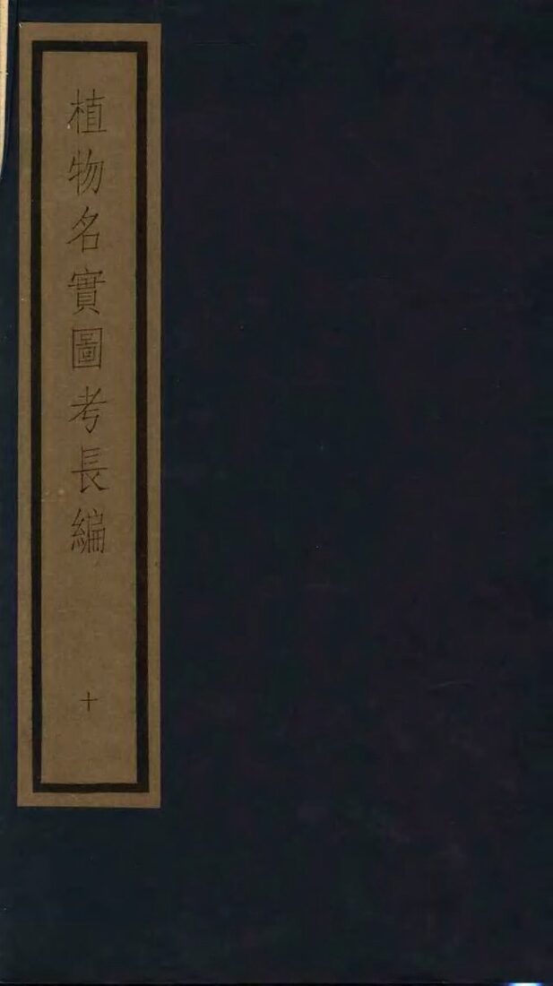 植物名实图考  10 封面