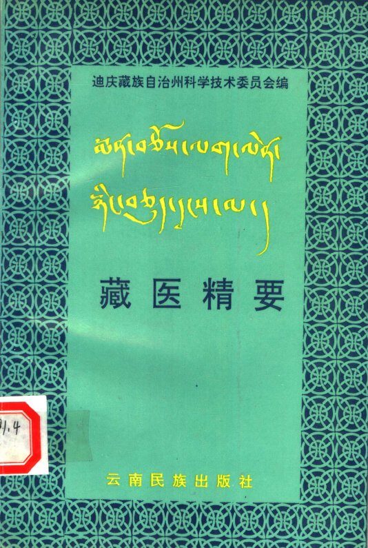 藏医精要 封面