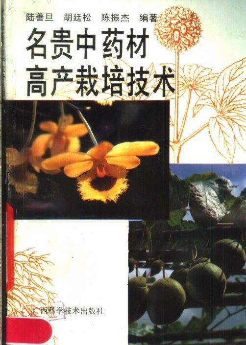 名贵中药材高产栽培技术 封面