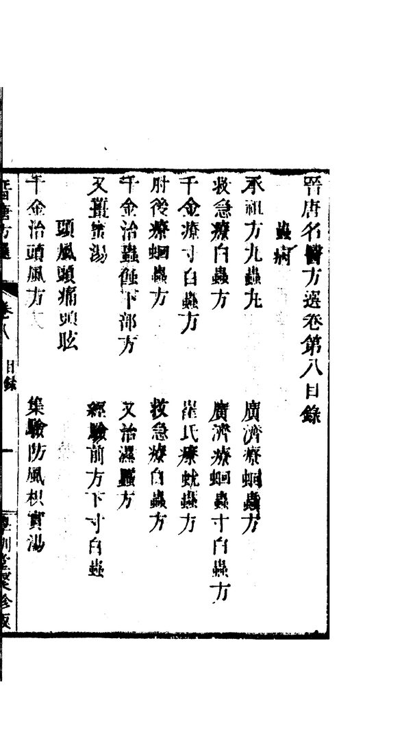 晋唐名医方选  8 封面