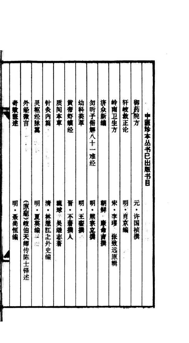 晋唐名医方选  20 封面
