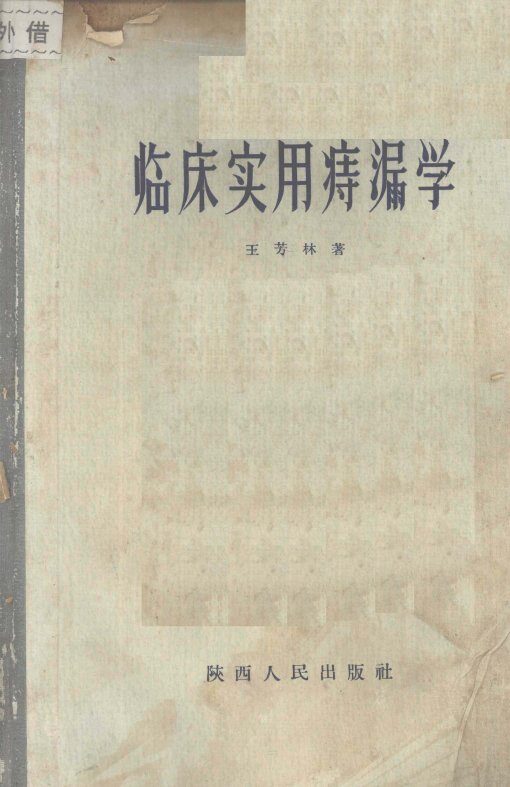 临床实用痔漏学 封面