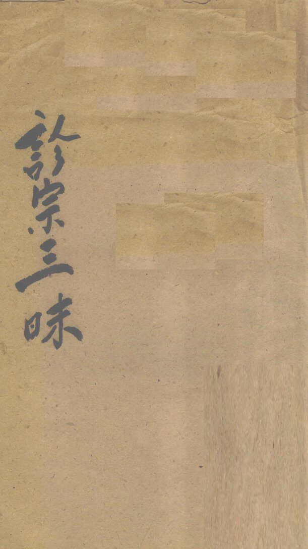 诊宗三昧 封面