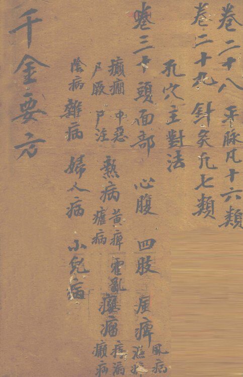 千金要方  卷28 封面