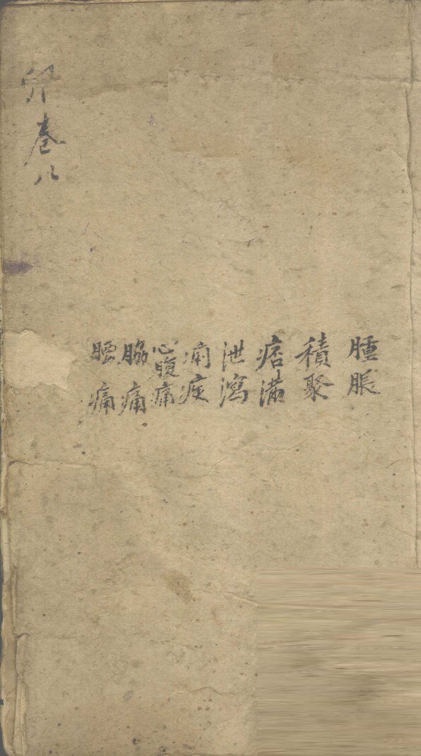 景岳全书  卷22  心集 封面