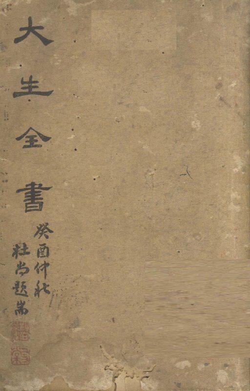 大生全书 封面