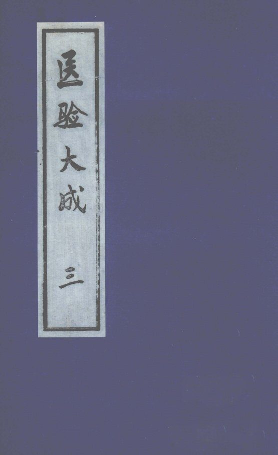 医验大成  3 封面