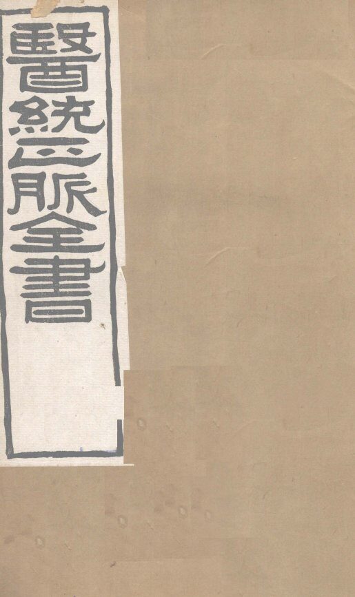 医通正脉全书  注解伤寒论  卷1 封面