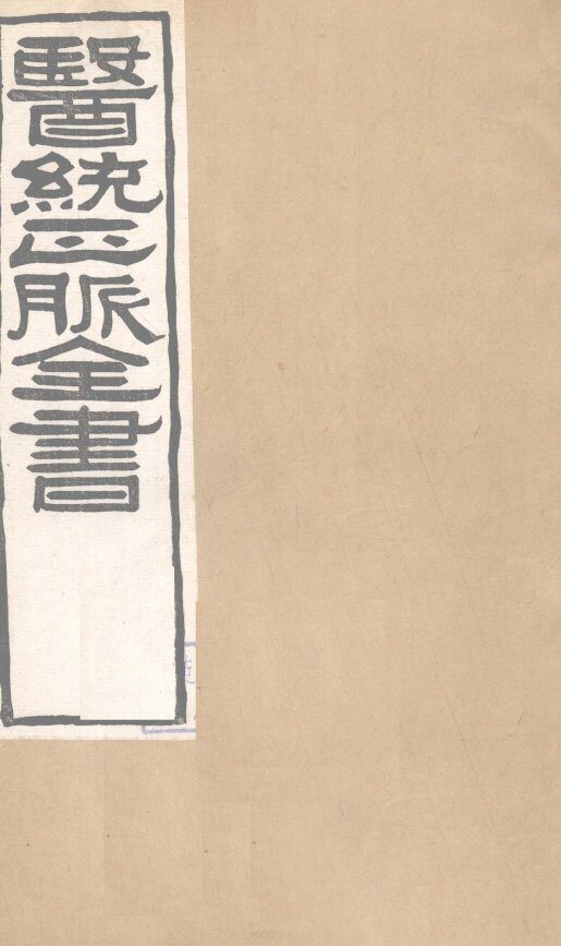 医通正脉全书  类证活人  卷1 封面
