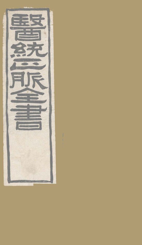 医通正脉全书  丹溪心法  卷2 封面