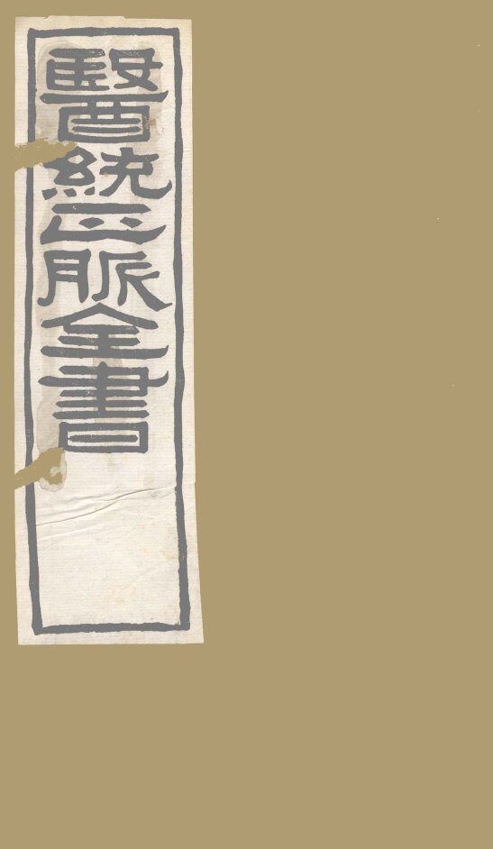 医通正脉全书  丹溪心法  卷3 封面
