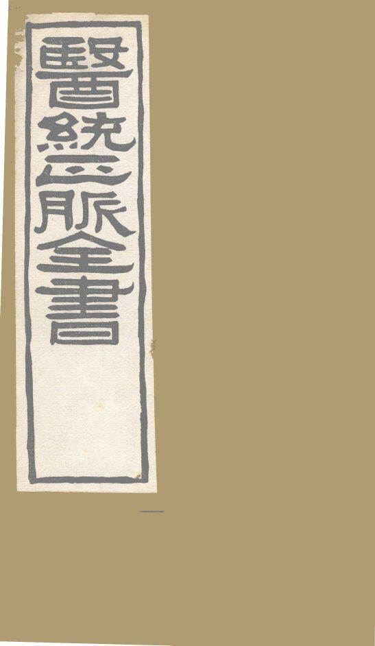 医通正脉全书  丹溪心法  卷4 封面