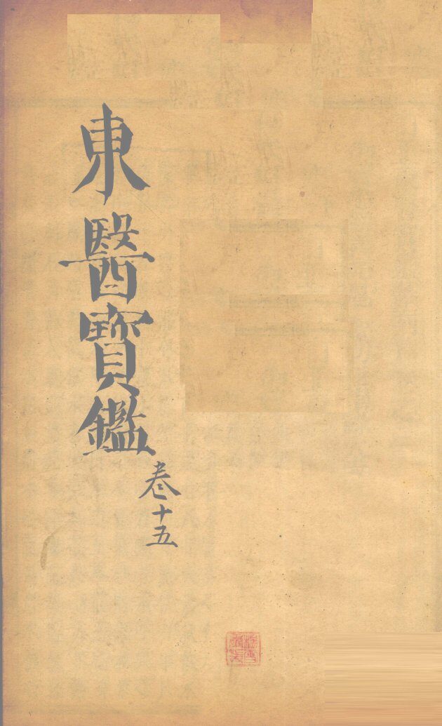 东医宝鉴  卷15 封面