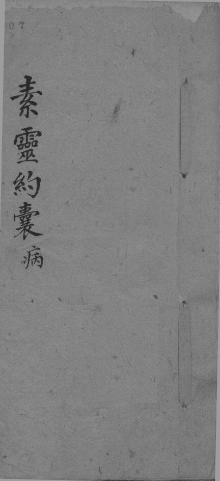 素灵约囊病 封面