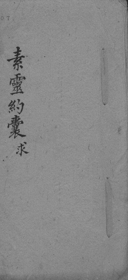 素灵约囊求 封面