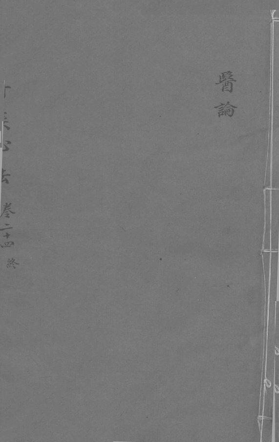丹溪心法  卷24终  医论 封面