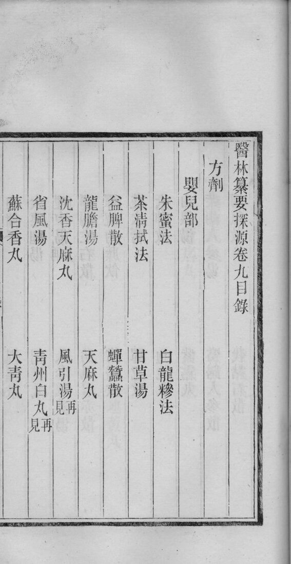 医林纂要探源  卷9 封面