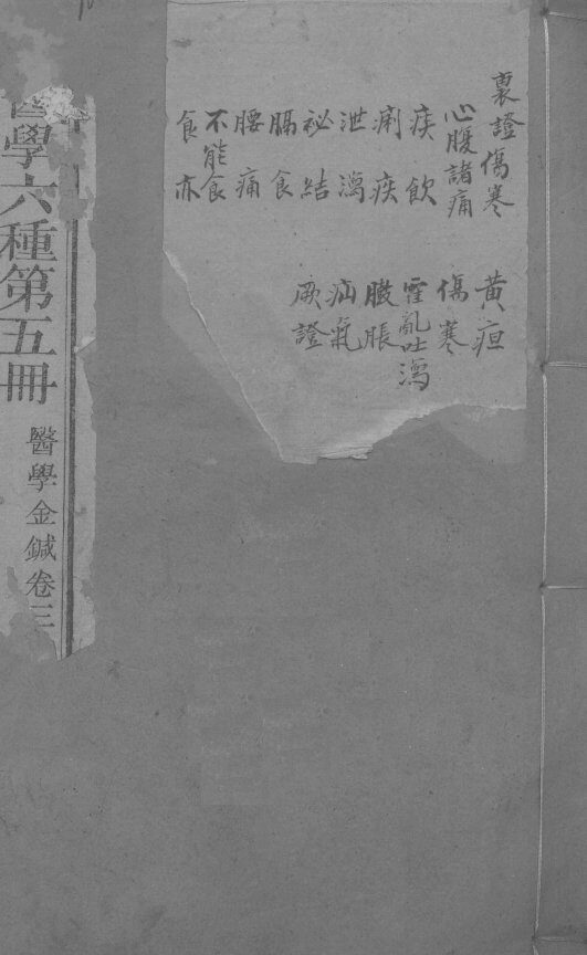 医学金针  卷3-4 封面