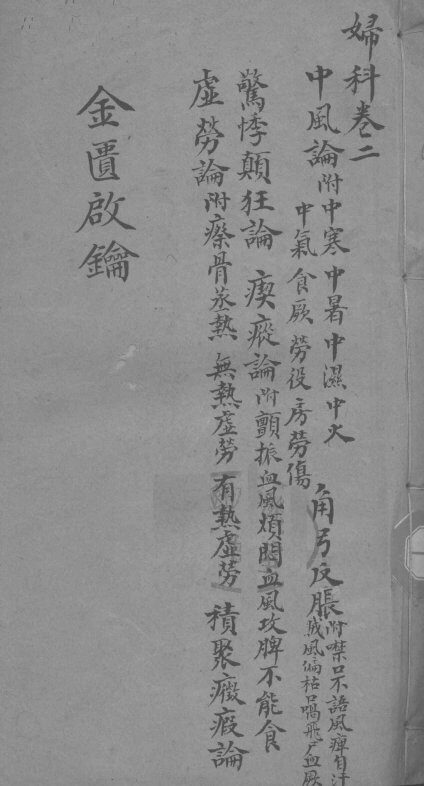 金贵启论  妇科卷  3 封面