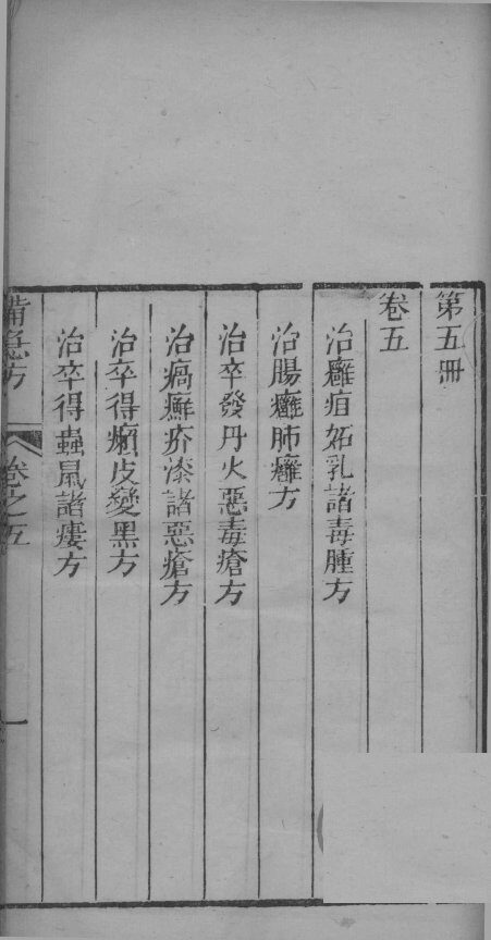 葛仙翁肘后备急方  卷5 封面