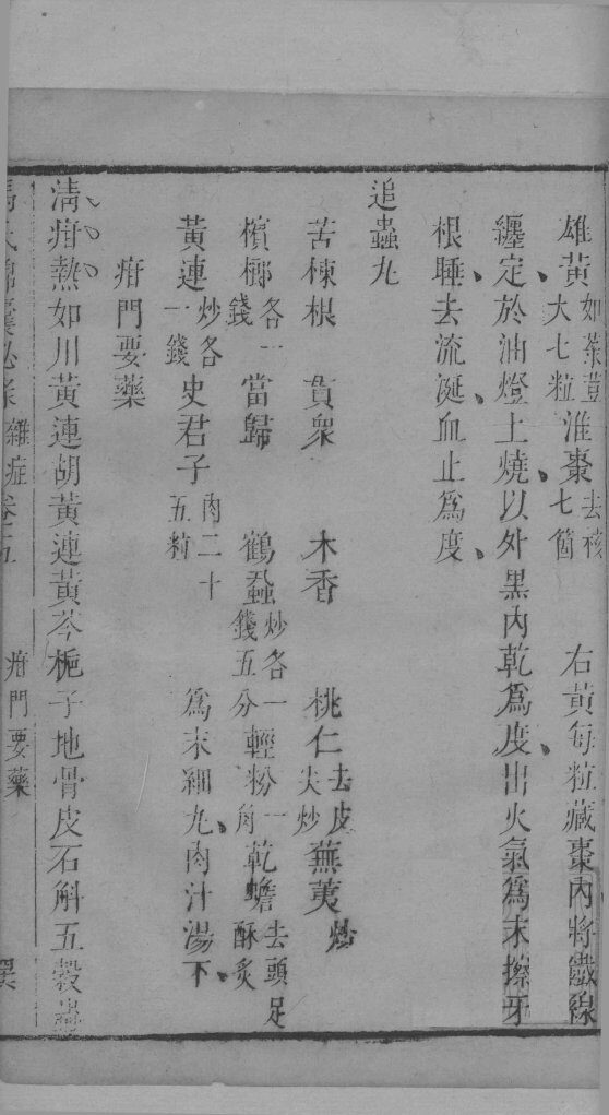 冯氏锦囊秘录杂症大小合叅  卷5  2 封面