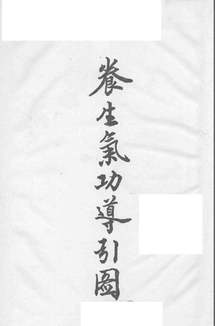 养生气功导引图 封面