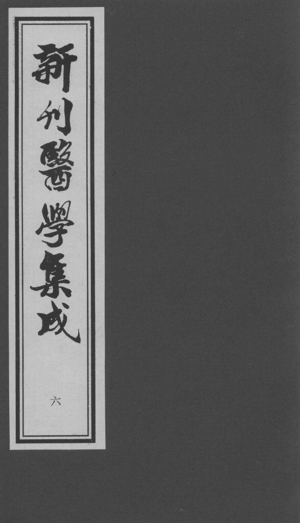 医学集成  6 封面