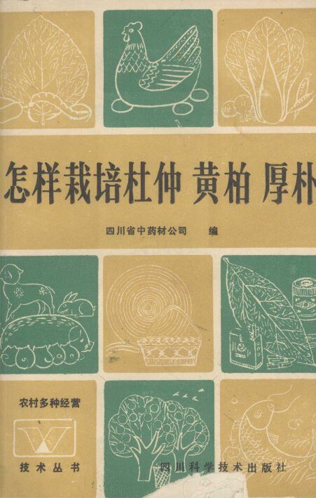 怎样栽培杜仲黄柏厚朴 封面