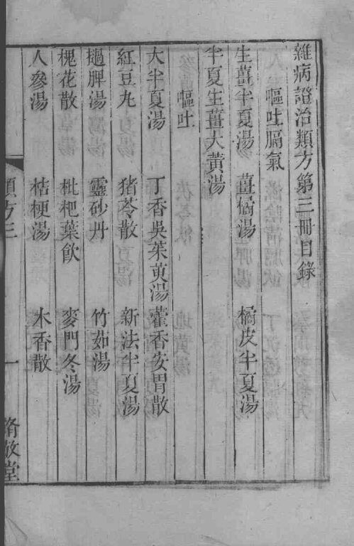 六科证治准绳——类方准绳  3 封面