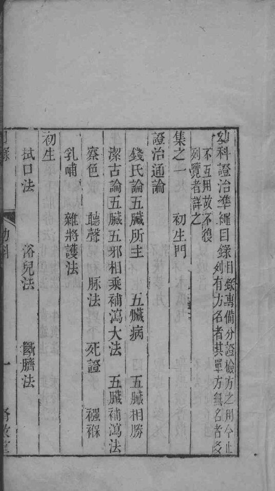 六科证治准绳——幼科准绳  7 封面