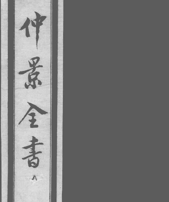 仲景全书  8 封面