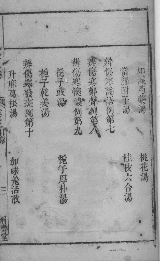 伤寒全生集  卷3 封面