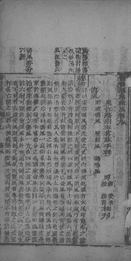 医书汇参辑成  卷9-10 封面