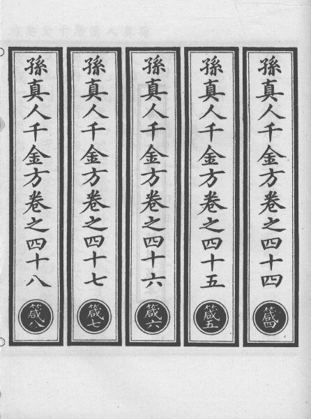 正统道藏本医书  孙真人备急千金要方  13 封面