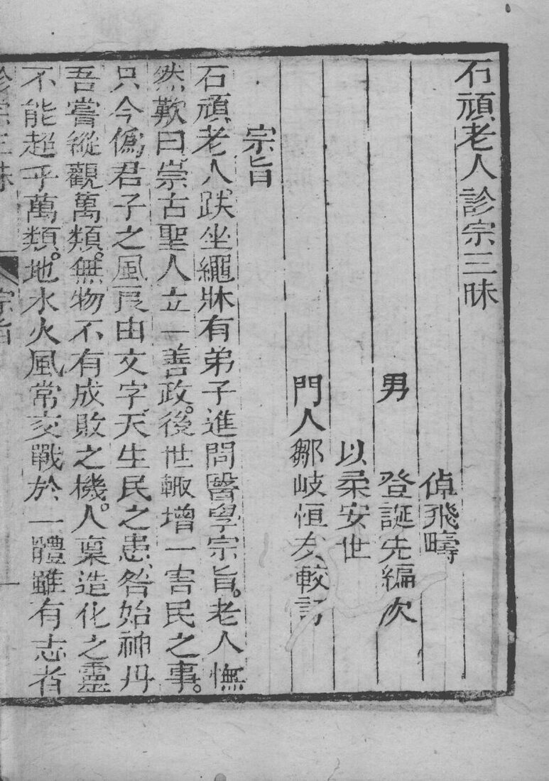 张氏医通  诊宗三昧 封面