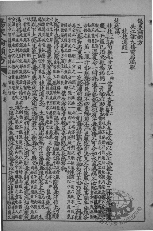 徐灵胎医书三十二种  伤寒论类方 封面