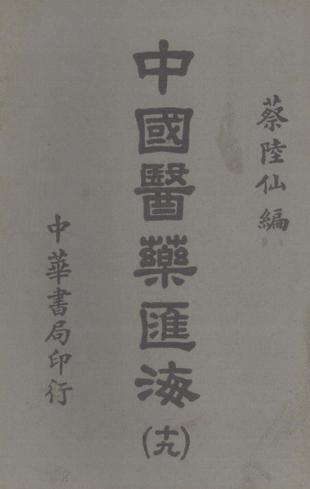 中国医药汇海  19 封面
