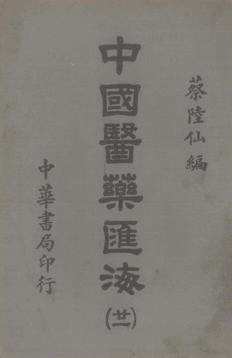 中国医药汇海  21 封面
