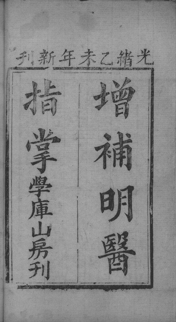 明医指掌 封面