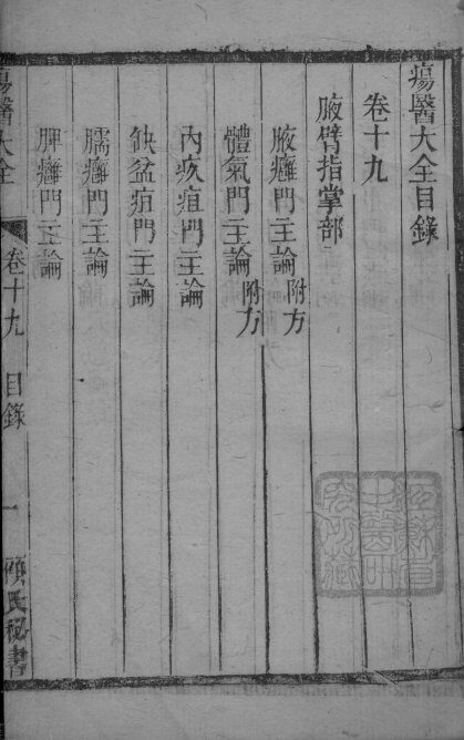 疡医大全  卷19 封面