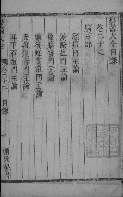 疡医大全  卷22 封面