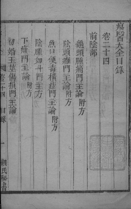 疡医大全  卷24 封面