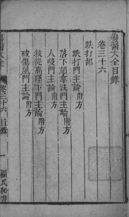 疡医大全  卷36 封面