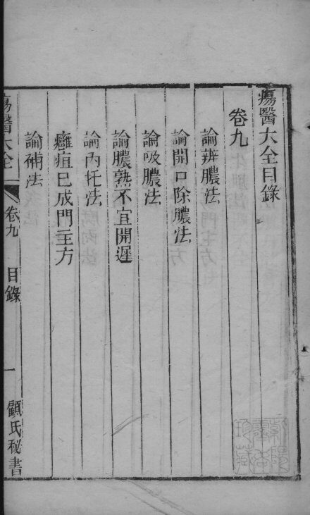 疡医大全  卷9 封面