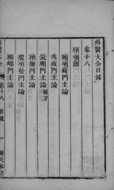 疡医大全  卷18 封面