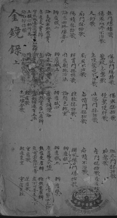 增补痘疹金镜录 封面