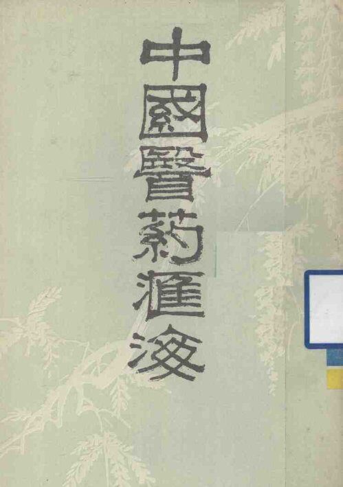 中国医药汇海  十一 封面