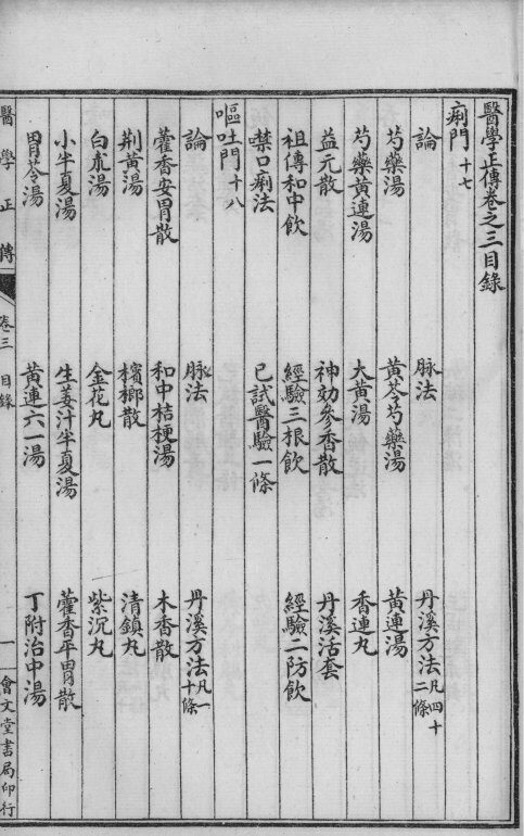 医学正传  卷3 封面