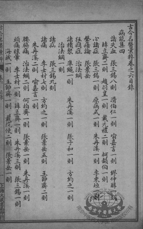 古今名医汇粹、方论合编  6 封面
